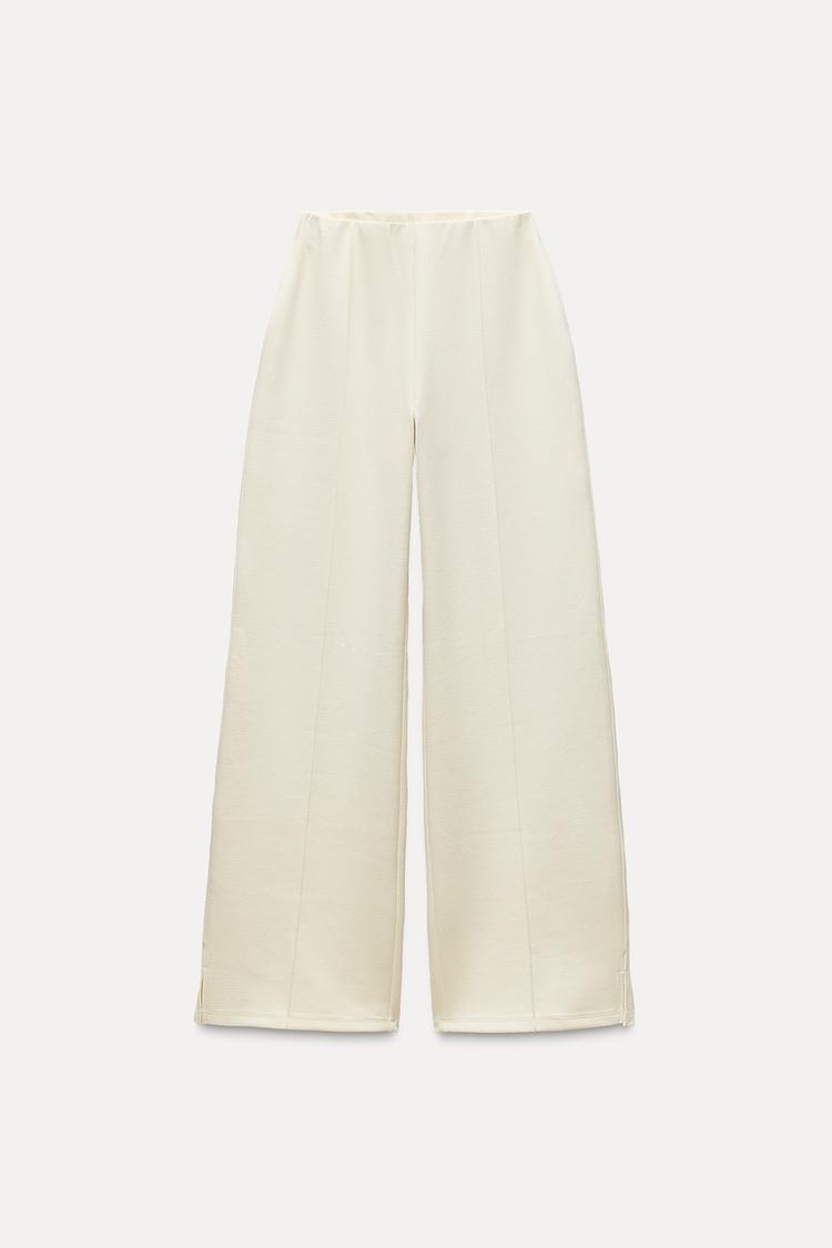 Tailored Interlock Pant Crème