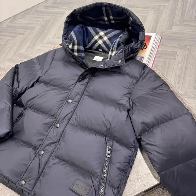 Burberry Halsby Puffer Down Jacket Navy Blue – productfoto 3