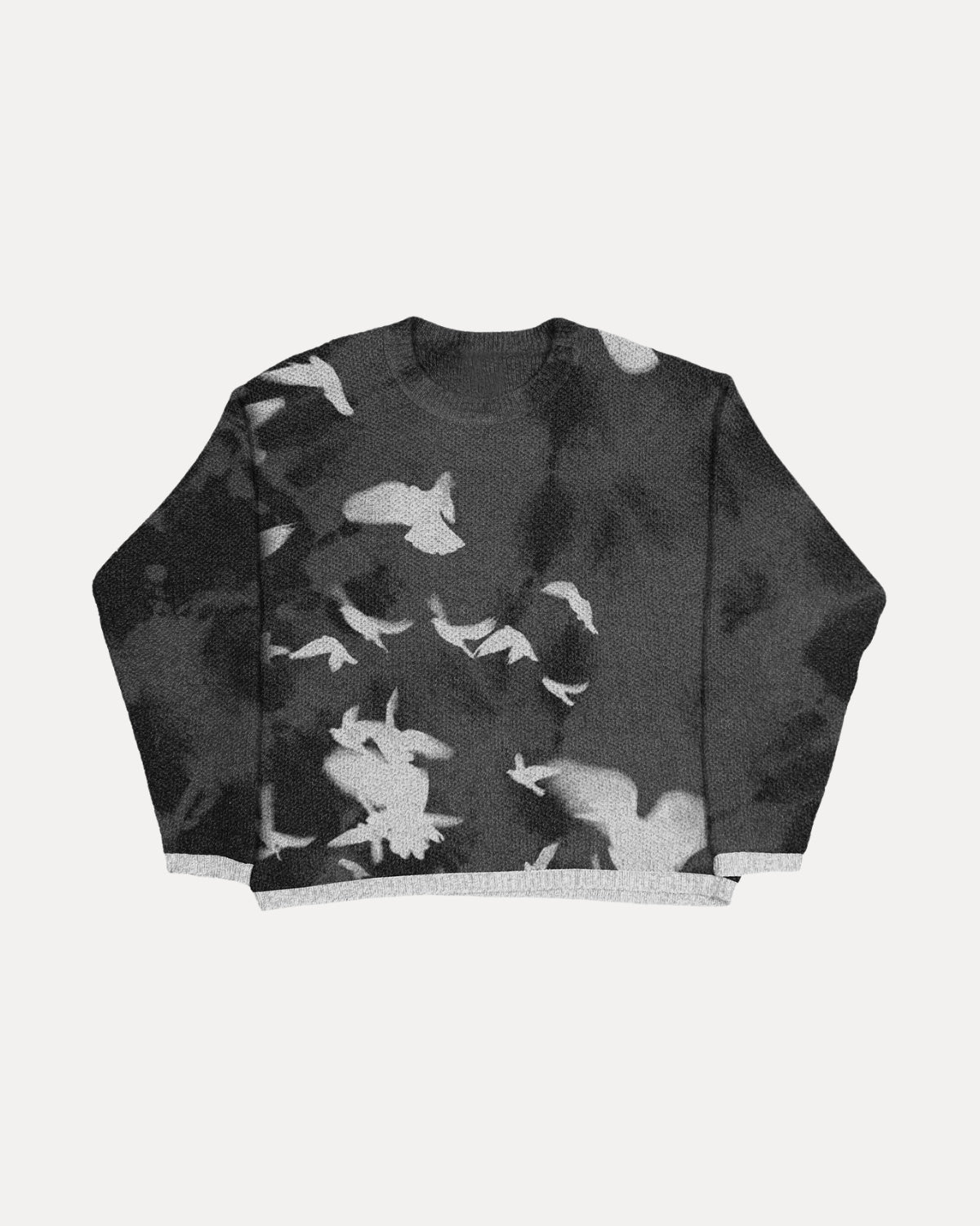 Shadow Knit Sweater – Donkergrijs