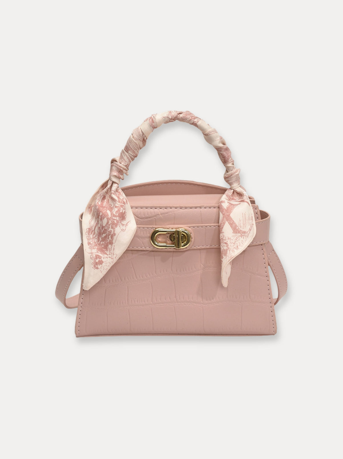 Silk Handle Mini Bag – Roze