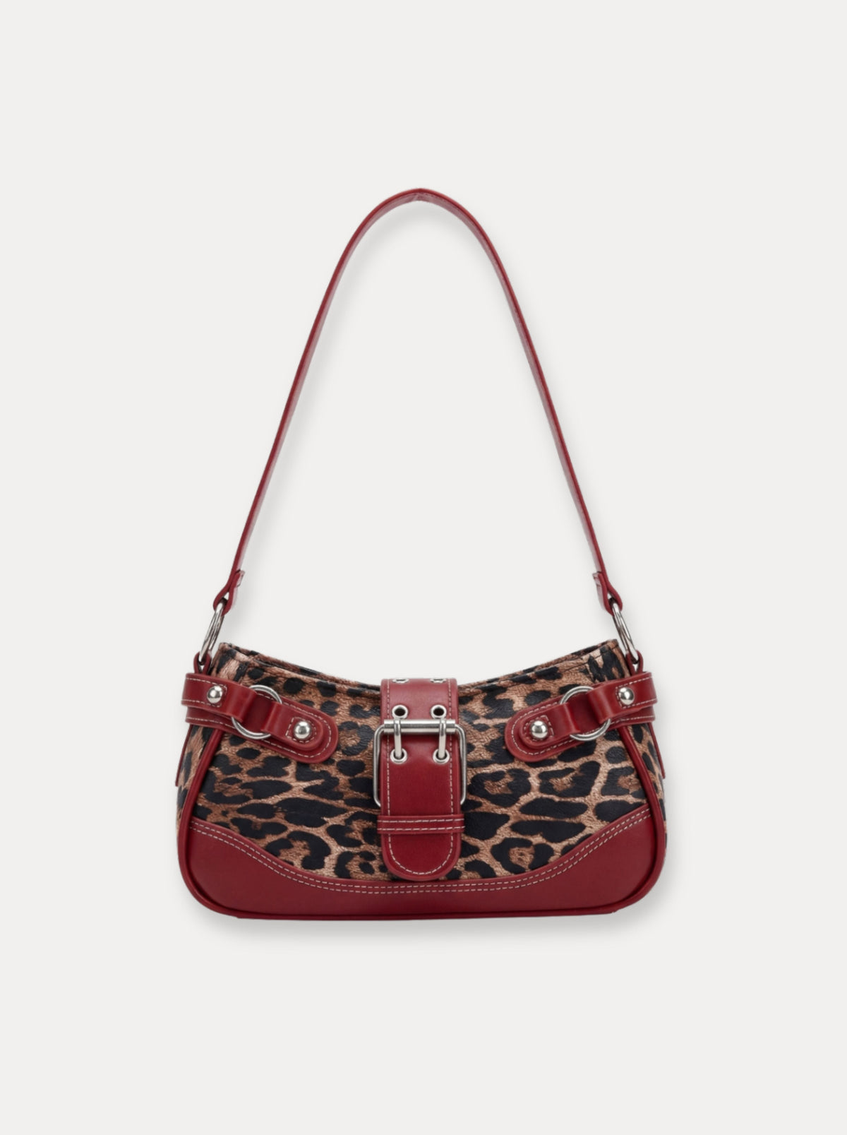 Buckle Shoulder Bag – Rood