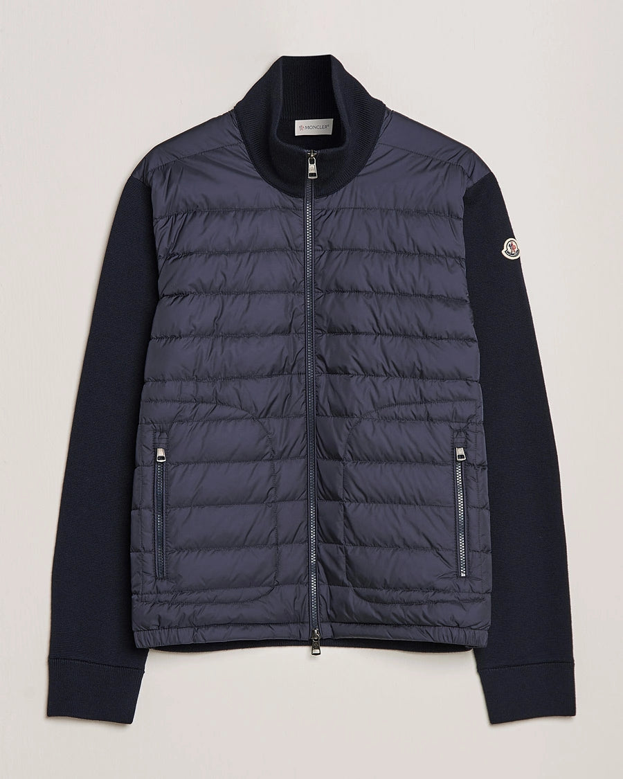 Moncler Cardigan Navy Blue