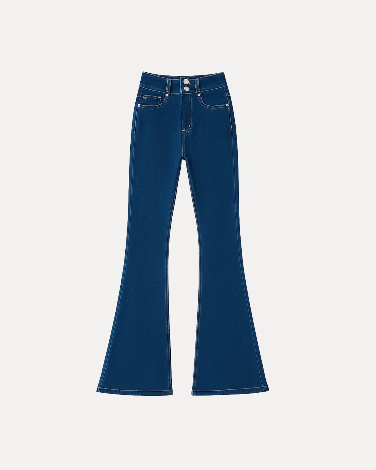Sway Flare Jeans – Donkerblauw