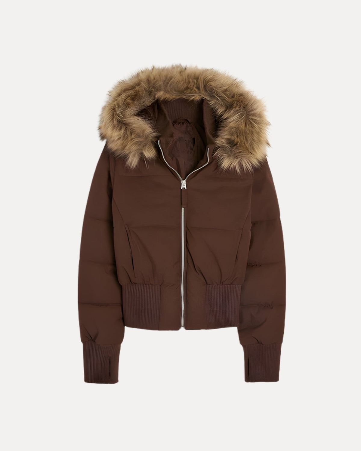 Fur Hood Puffer Jacket – Bruin