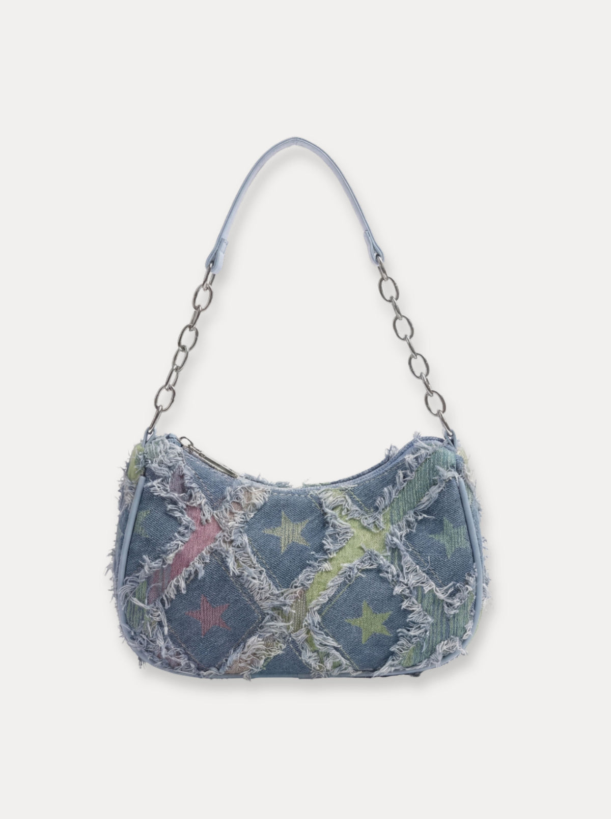 Textured Mini Shoulder Bag – Blauwe ster 2