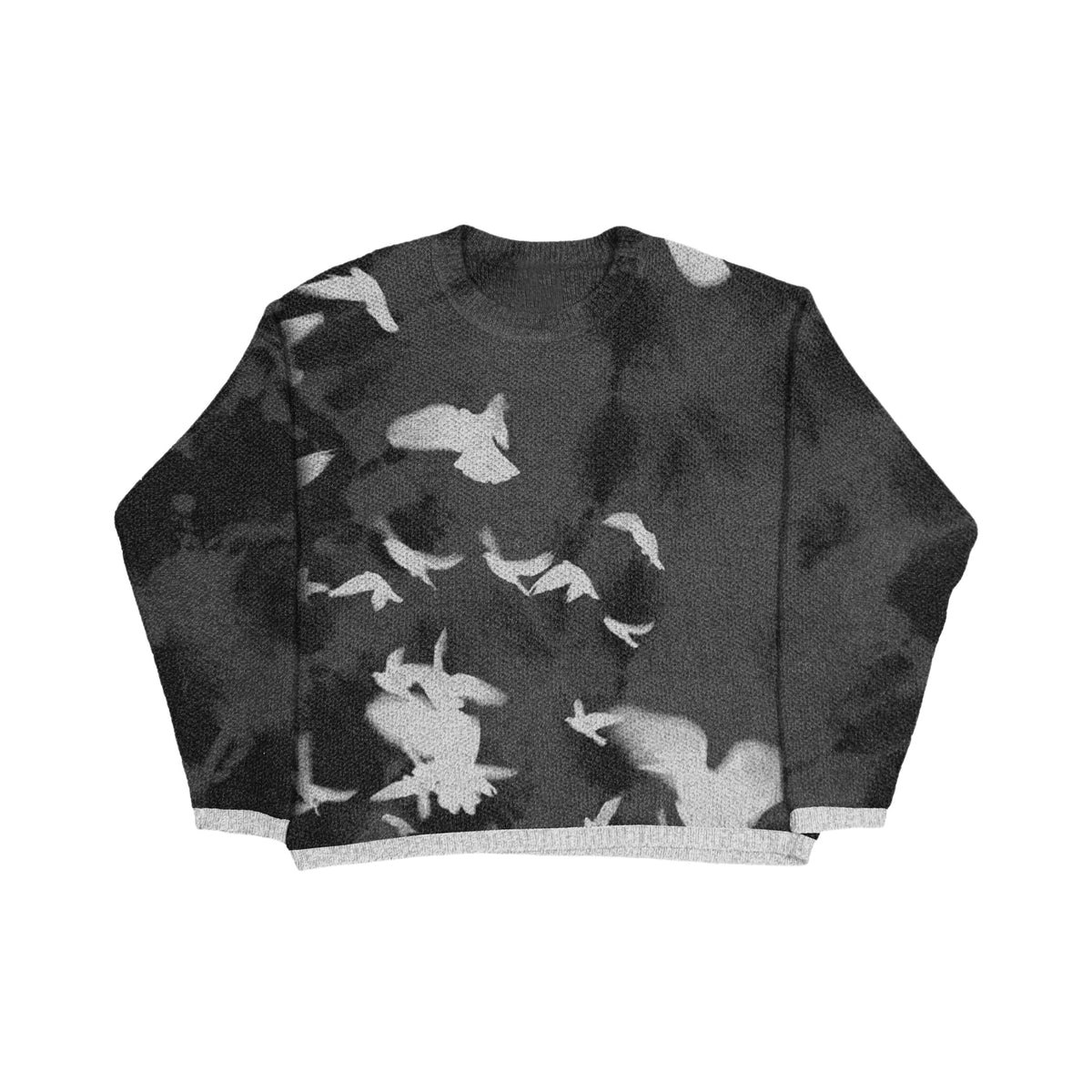 Nerosa – Sweater by Laceup Fashion – Donkergrijs