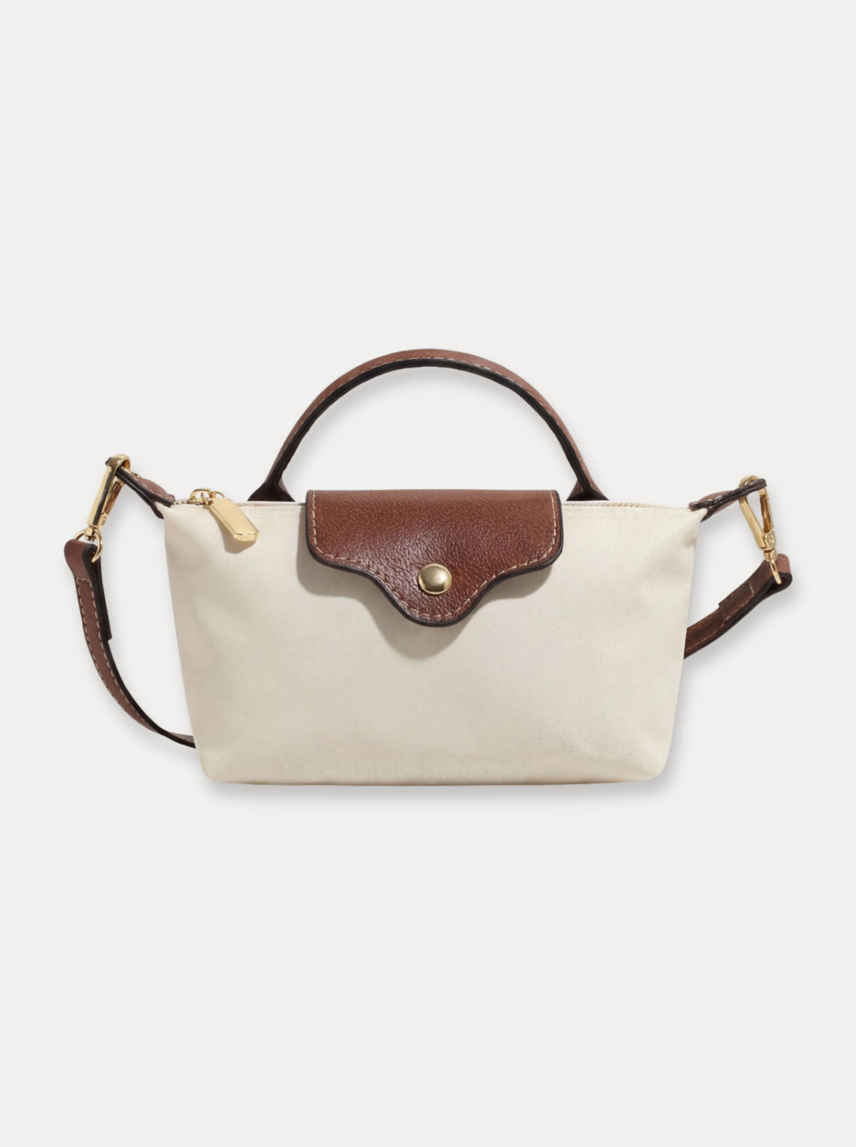Refine Mini Nylon Tote – Wit