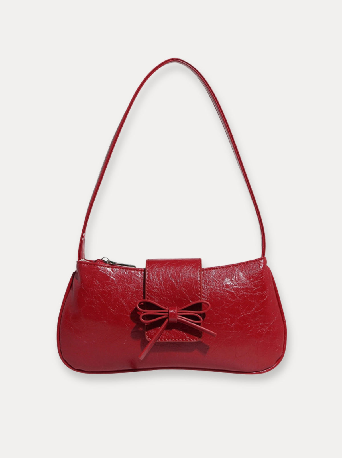 Scarlet Bow Shoulder Bag – Rood