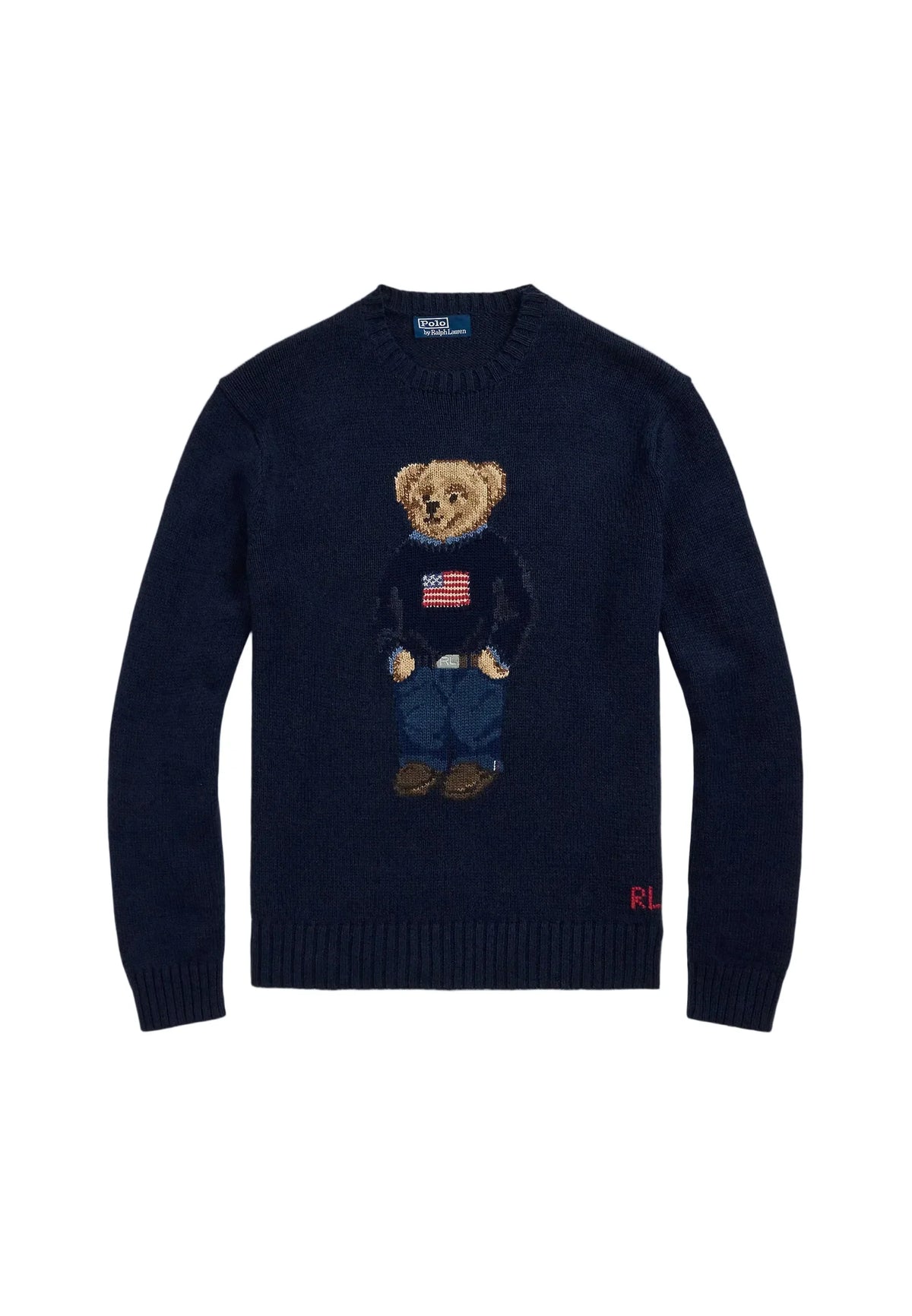 Ralph Lauren Polo Bear Trui — Marineblauw – productfoto 1