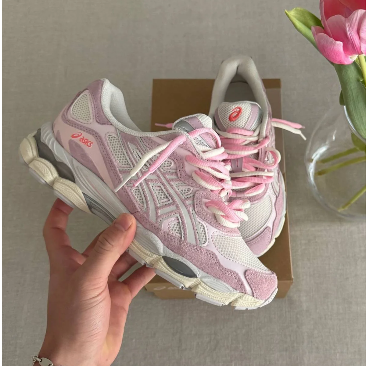 Asics Veters Roze – productfoto 2