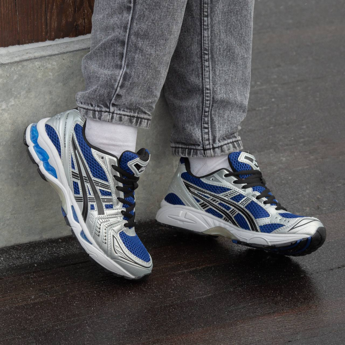 Asics Gel Kayano 14 Monaco Blue - Blauw – productfoto 2