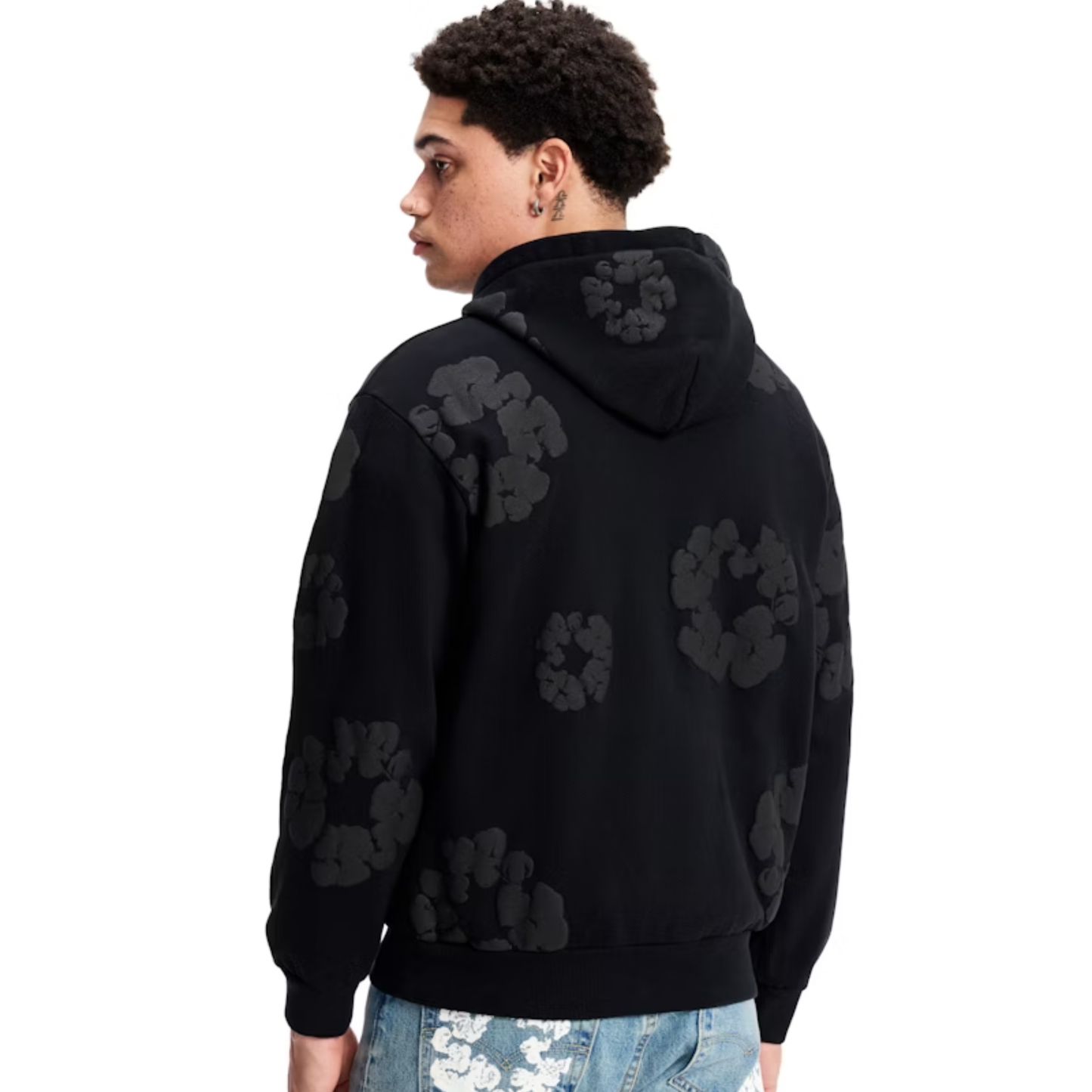 Denim Tears Hoodie Zwart Monochrome