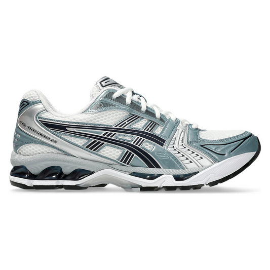 Asics Gel Kayano 14 White Fjord Grey - Lime Green