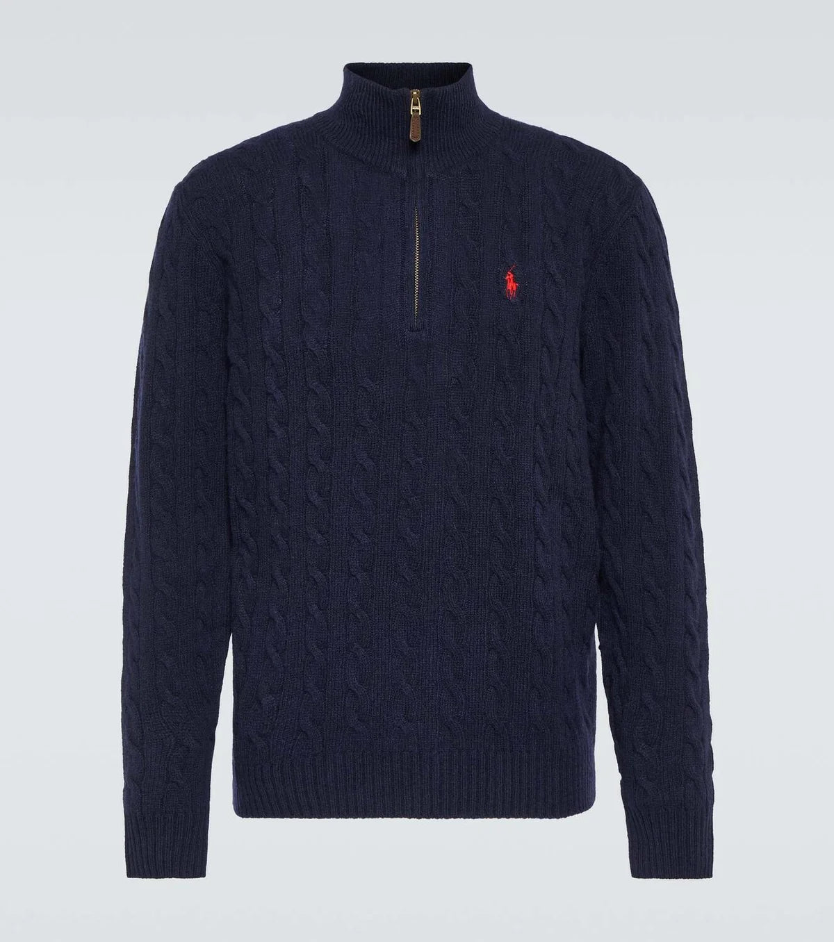 Ralph Lauren half zip donkerblauw — ⚡ Snel in huis