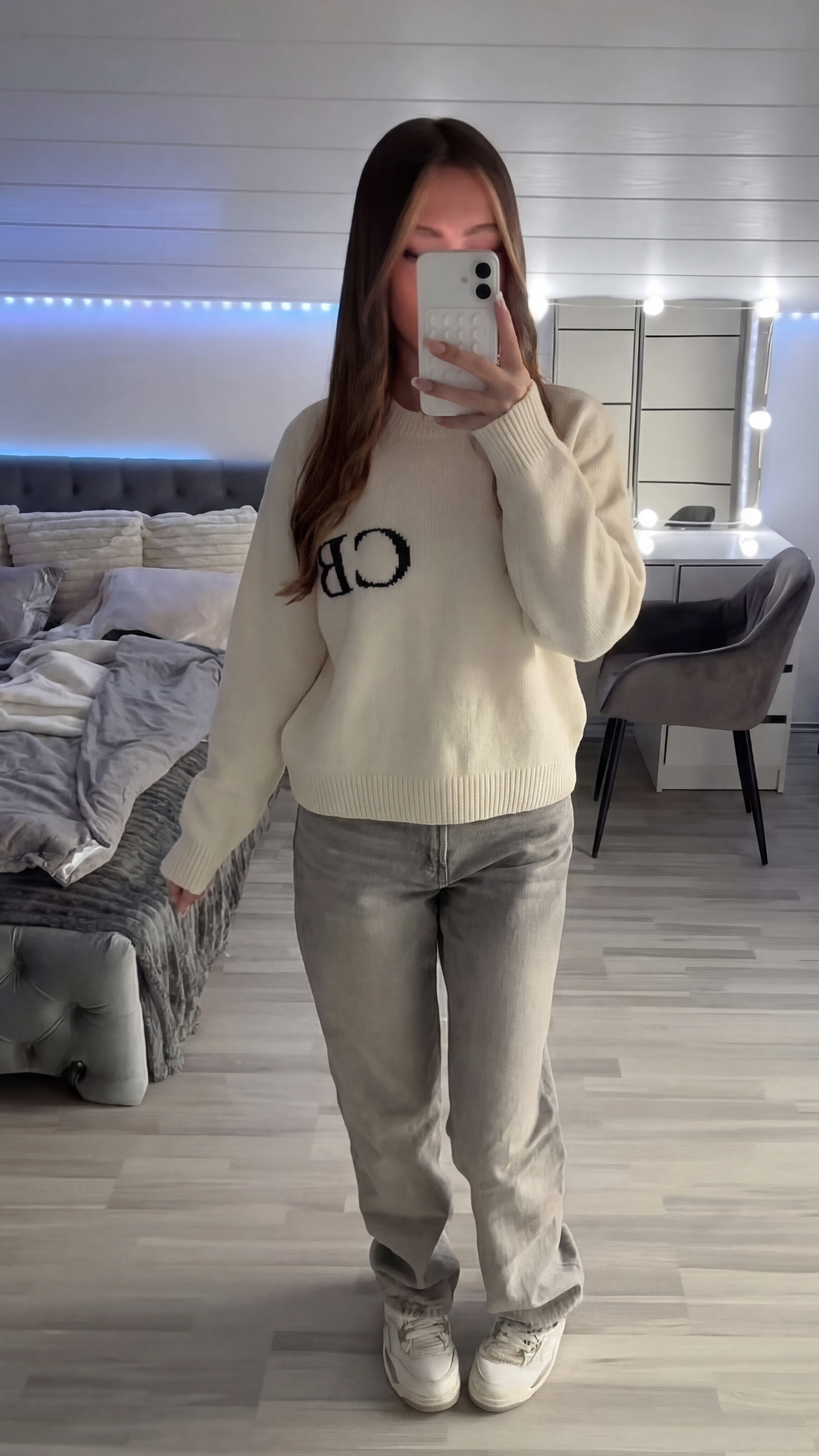 Varsity Knit Sweater