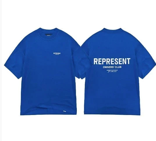 Represent T-shirt – Bruin – productfoto 5