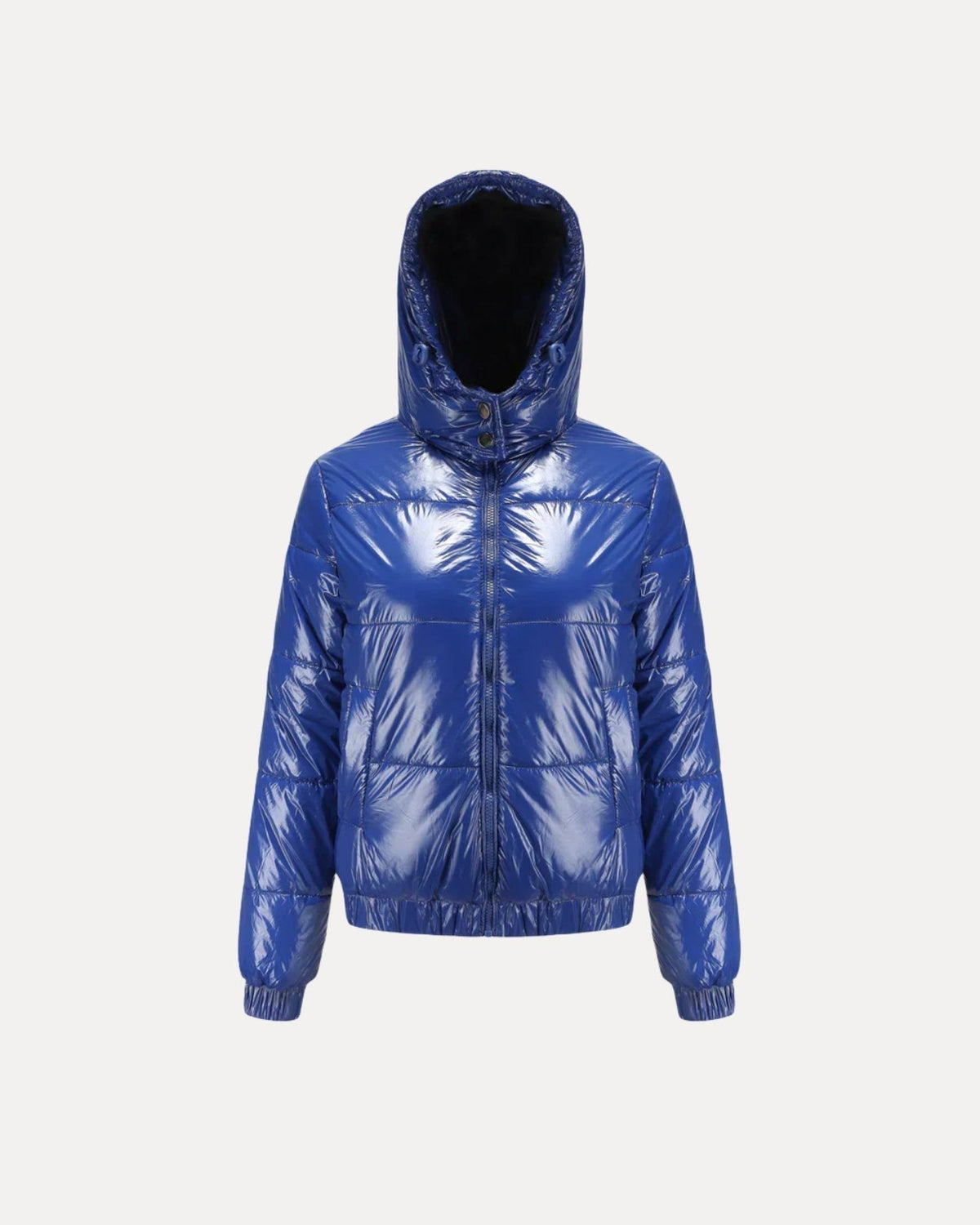 Halo Puffer Jacket – Blue