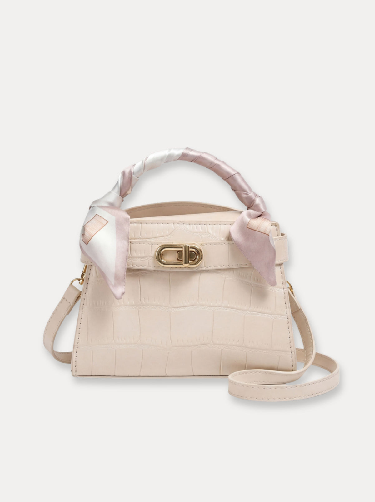 Silk Handle Mini Bag – Wit