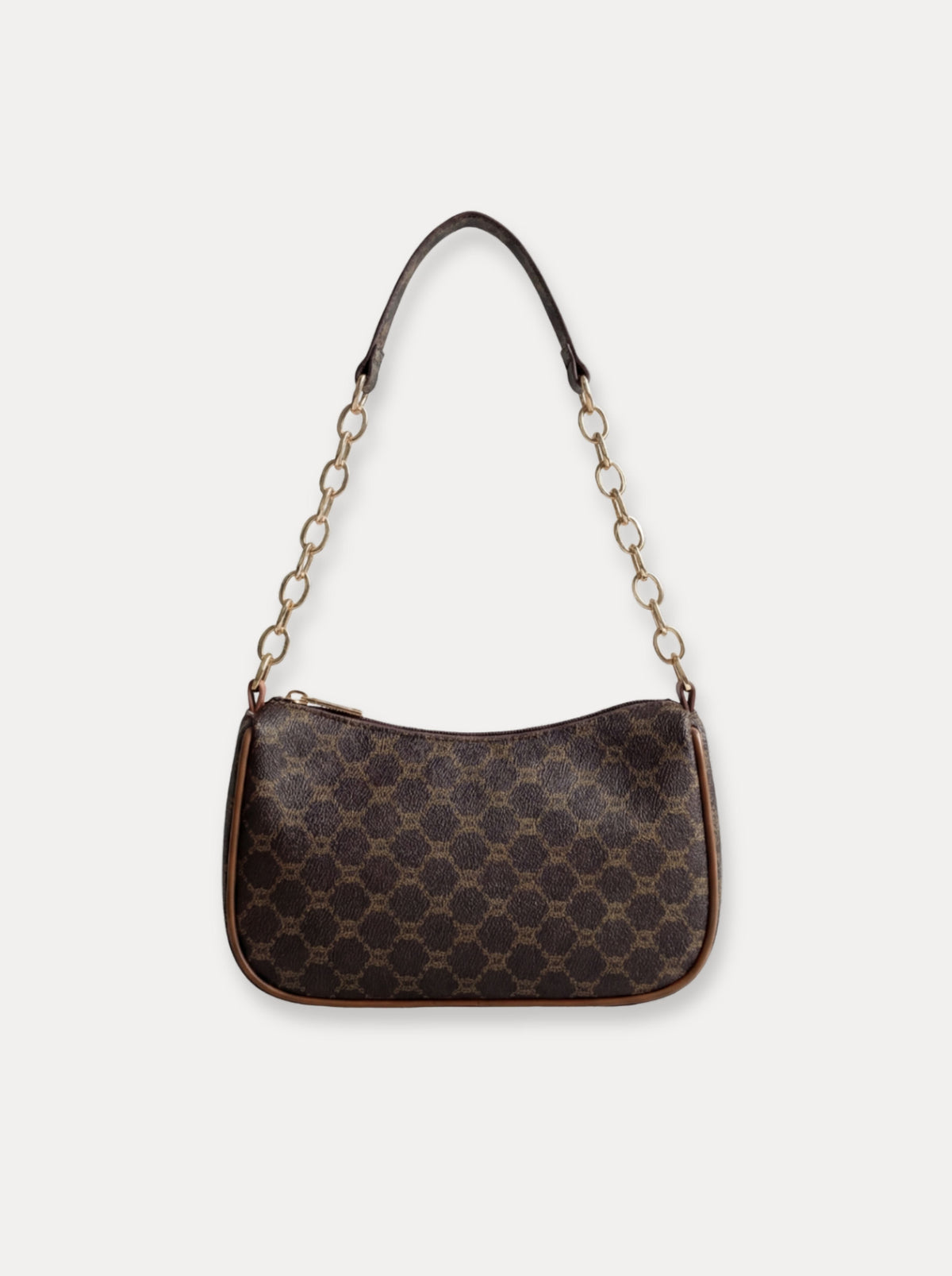 Chain Handle Baguette Bag – Bruin