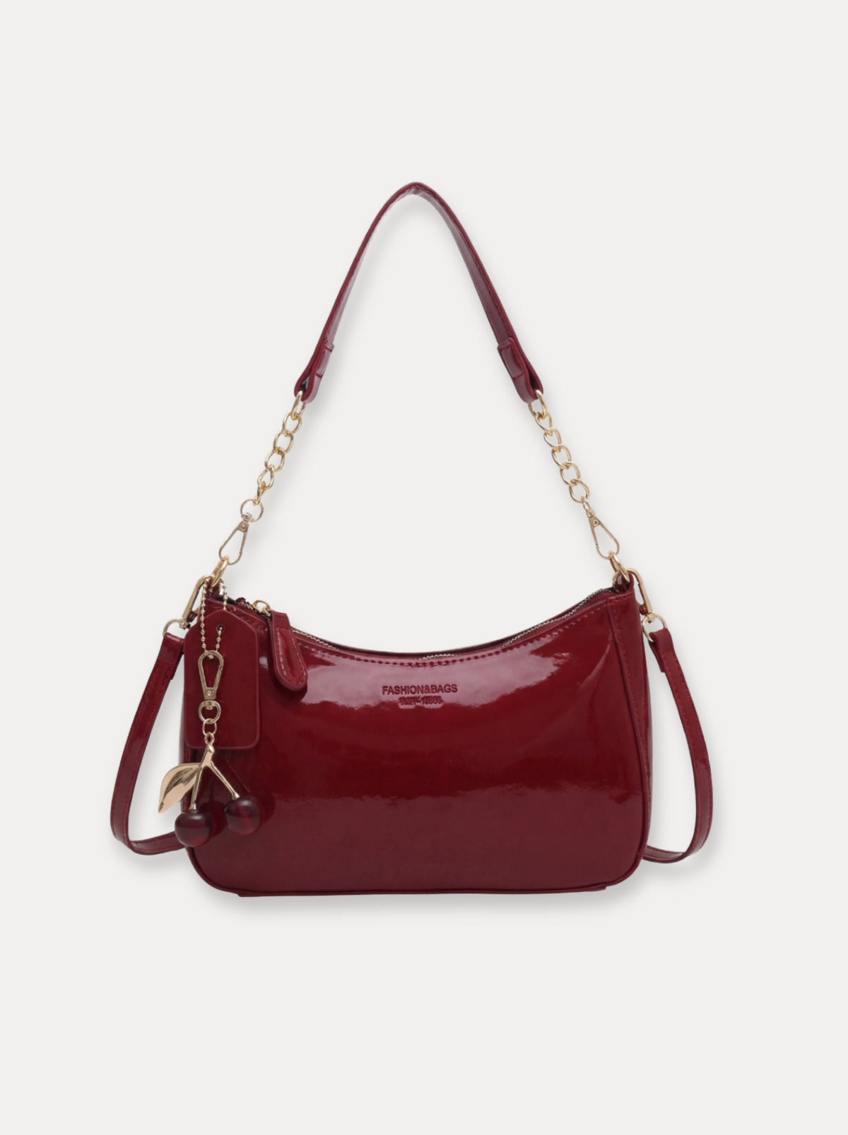Cherry Charm Shoulder Bag – Rood