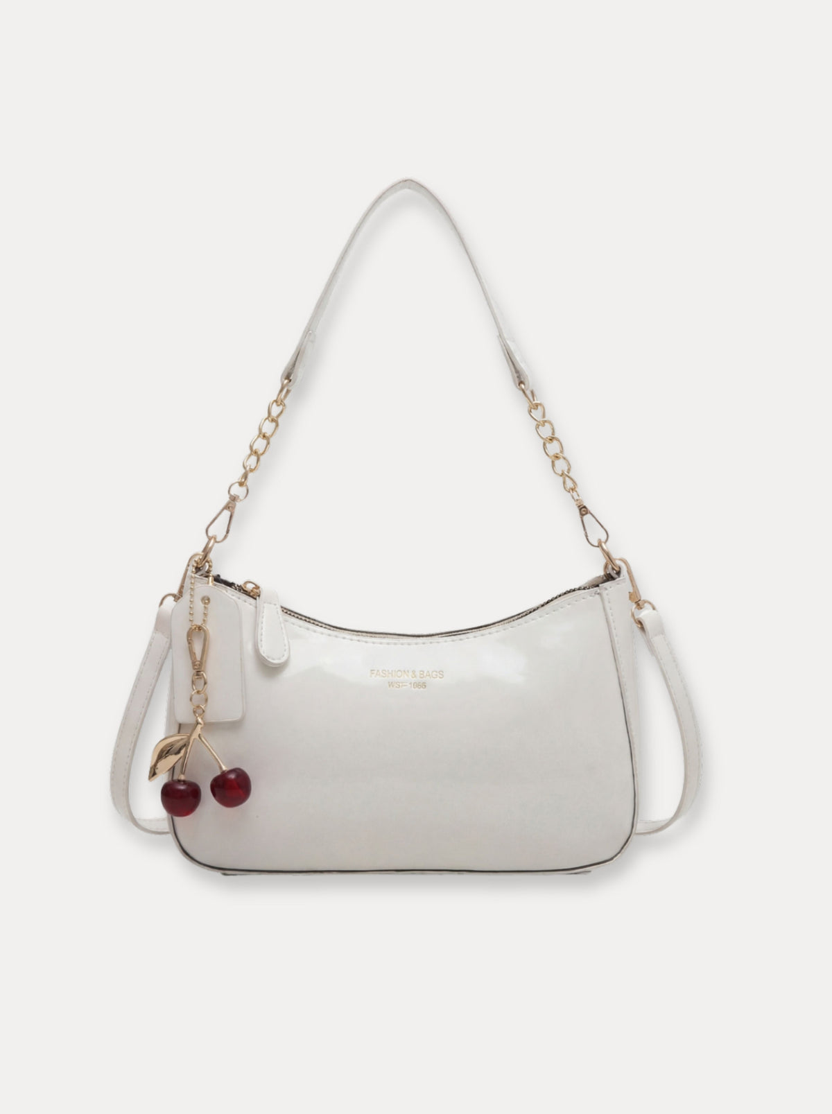 Cherry Charm Shoulder Bag – Wit