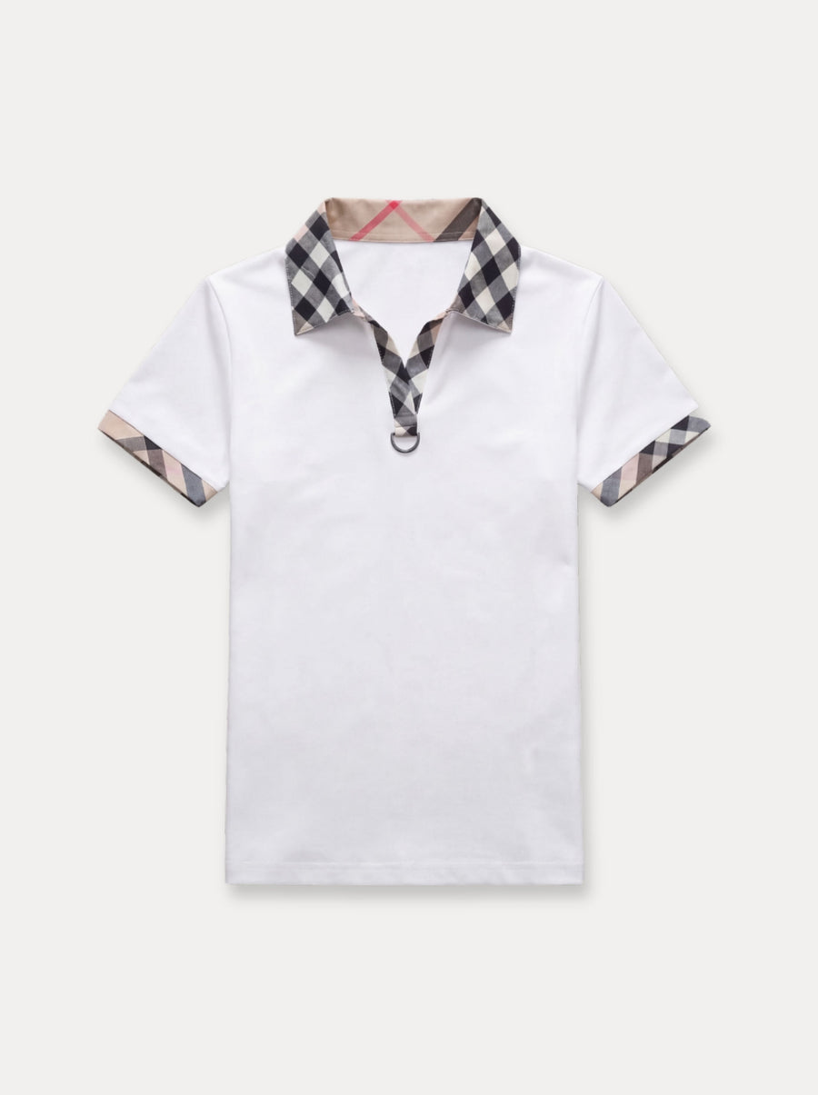 Checked Polo