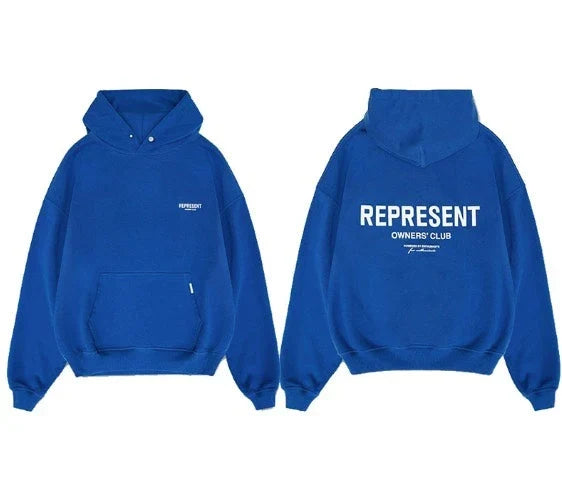 Represent Hoodie – Blauw – productfoto 1