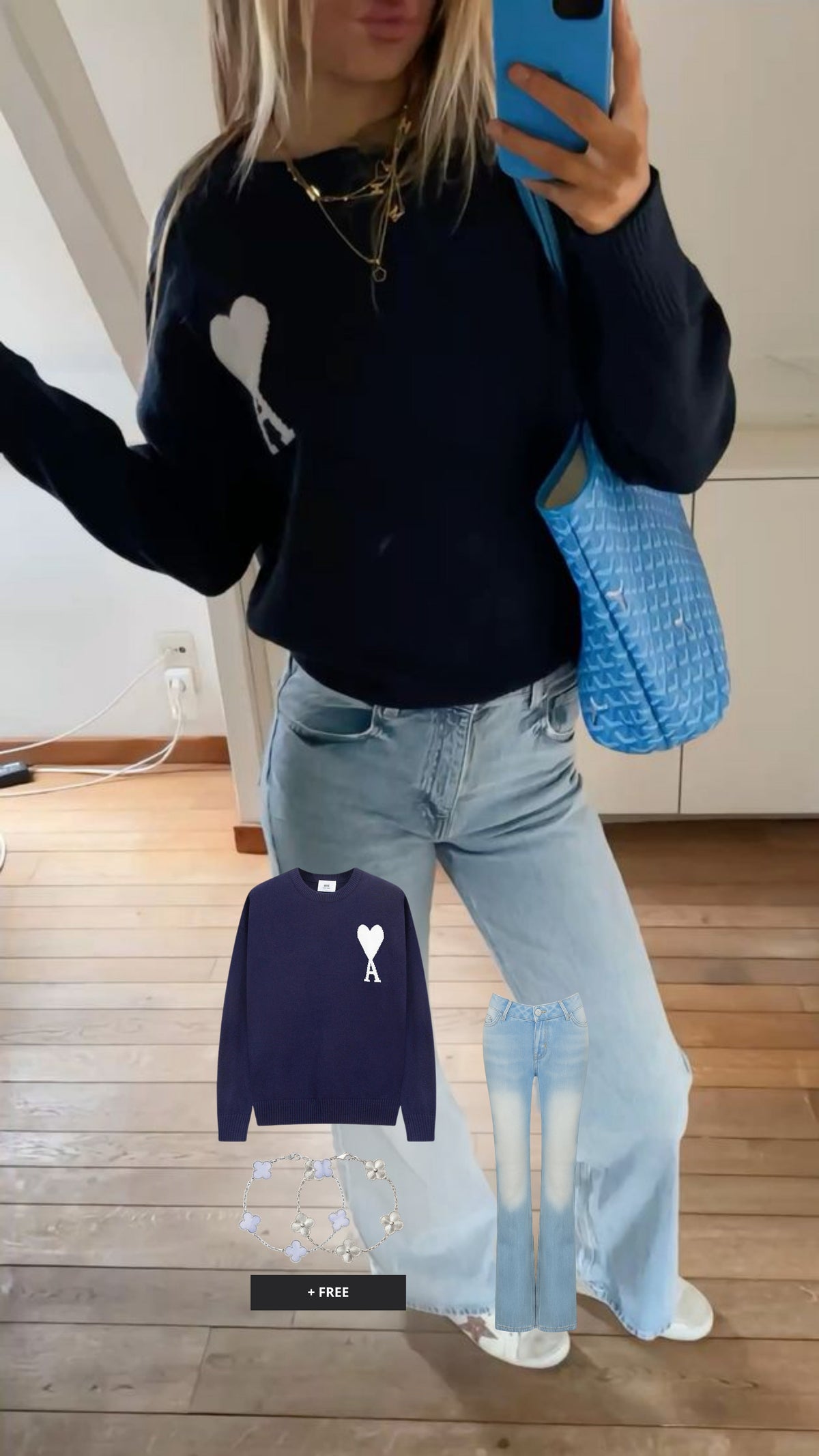 Viral Outfit - Blue Whisper