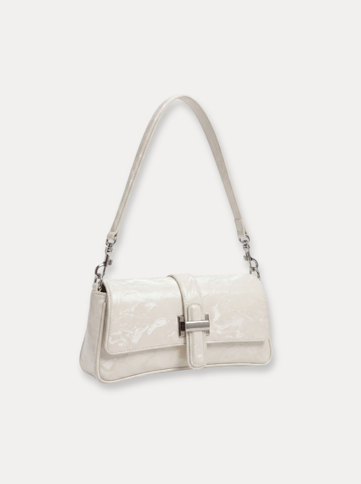 Slim Strap Shoulder Bag – Wit