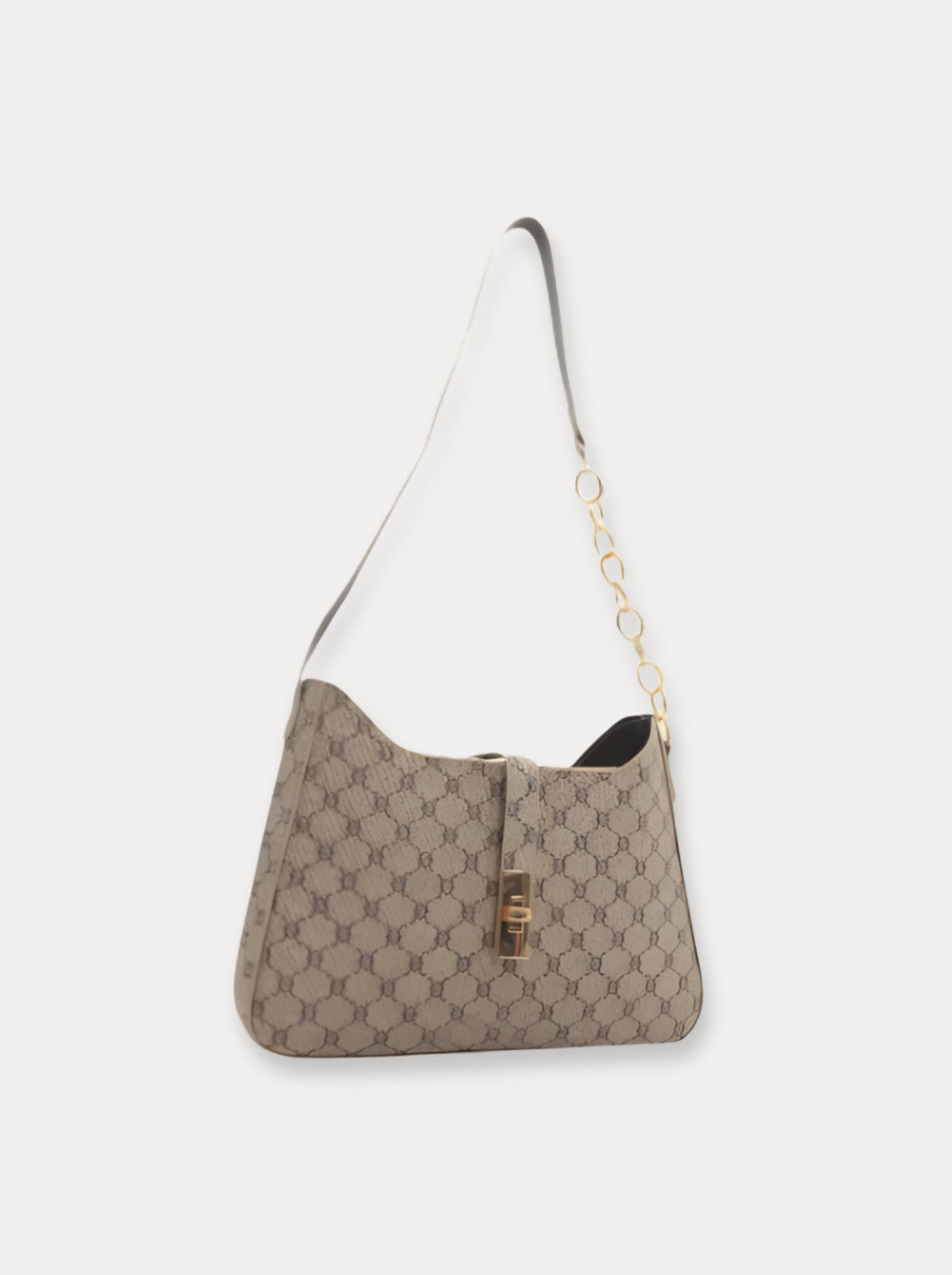 Classic Lock Bag – Beige