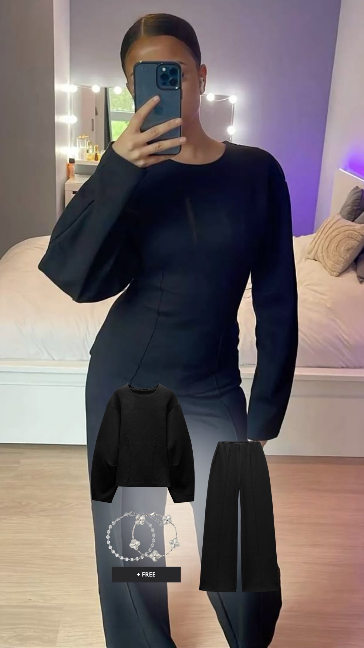 Viral Outfit - Nightfall Comfort