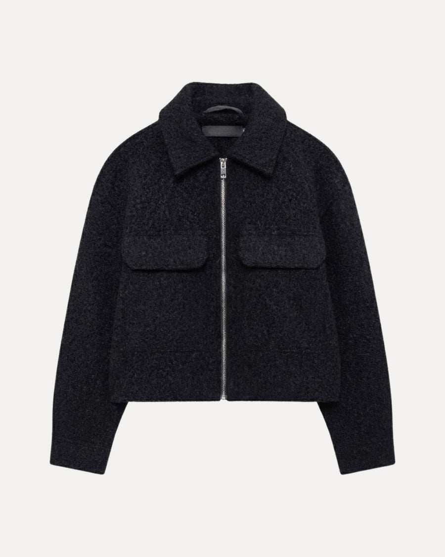 Cropped Wool Jacket