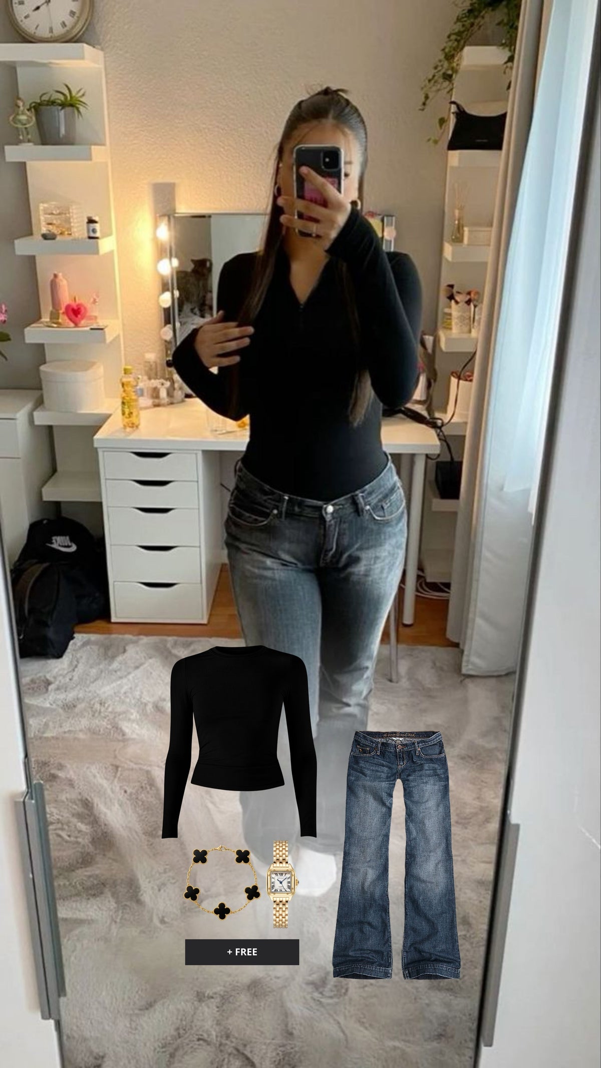 Viral Outfit - Noir Allure