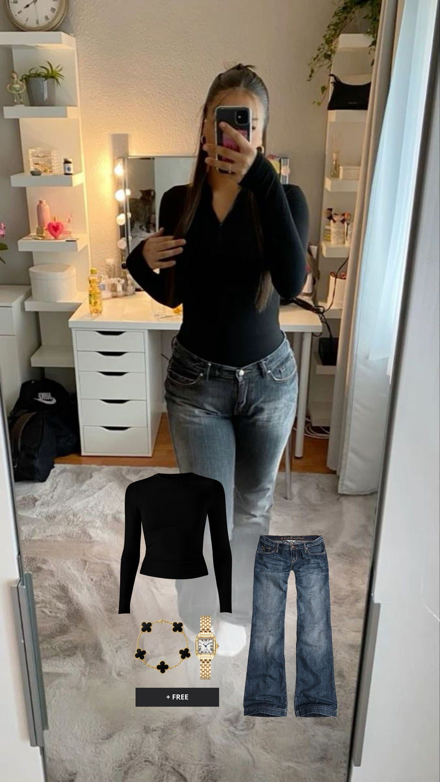 Viral Outfit - Noir Allure