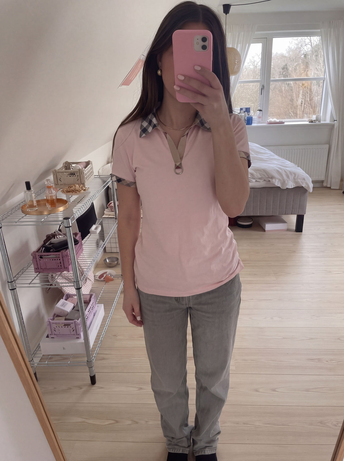Checked Polo