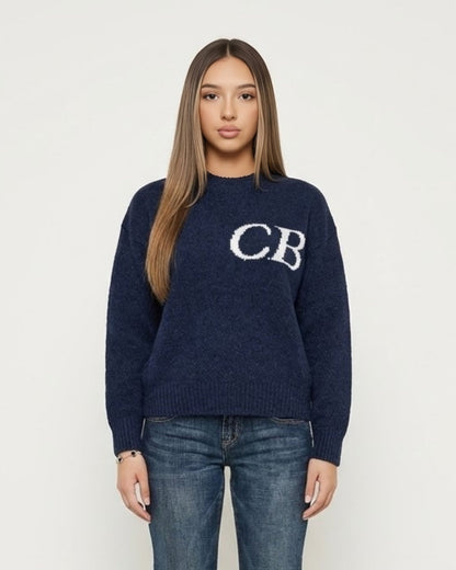 Varsity Knit Sweater