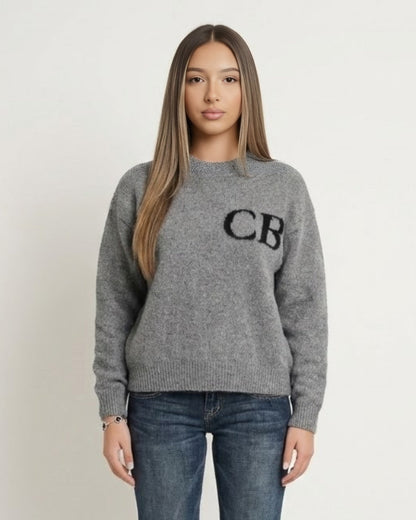 Varsity Knit Sweater
