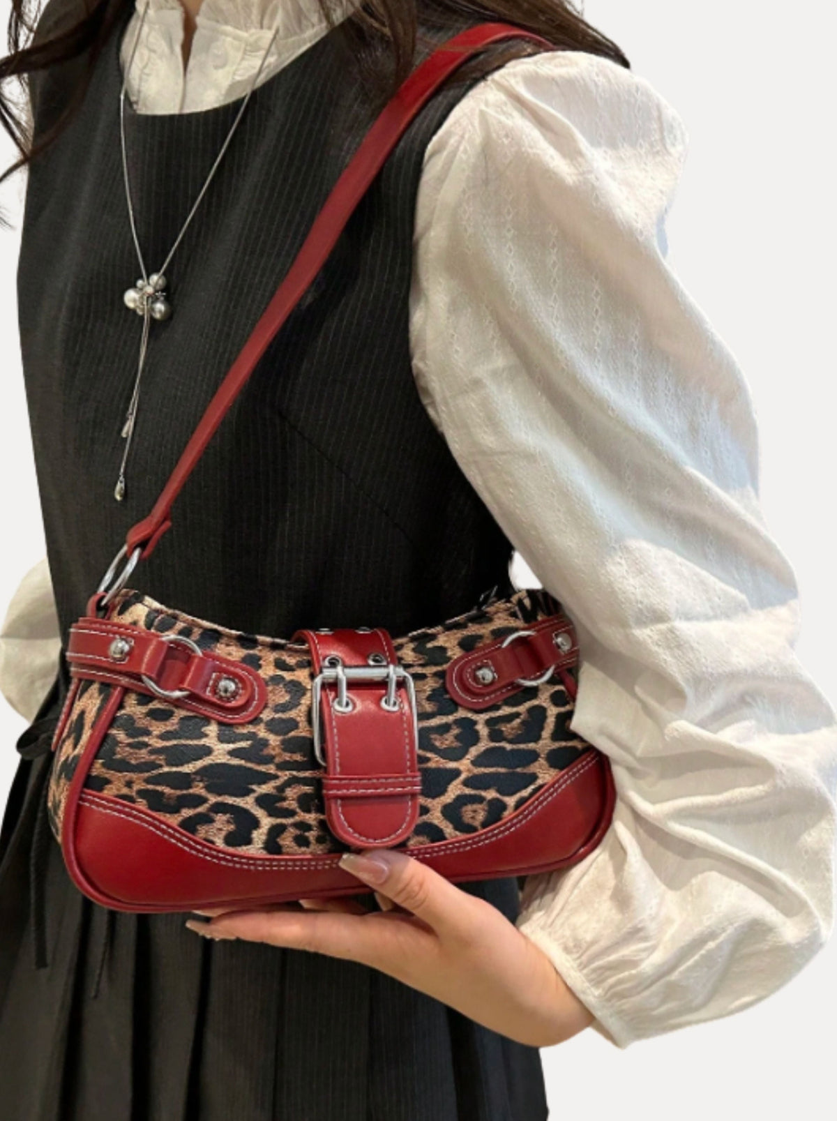 Buckle Shoulder Bag