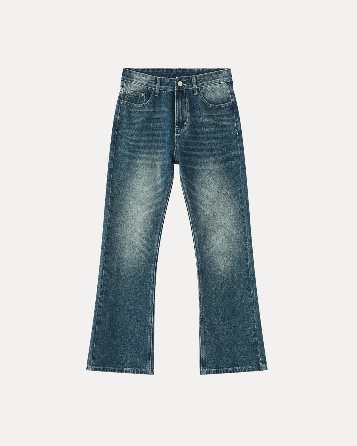 Align Straight Fit Jeans – Verwassen blauw
