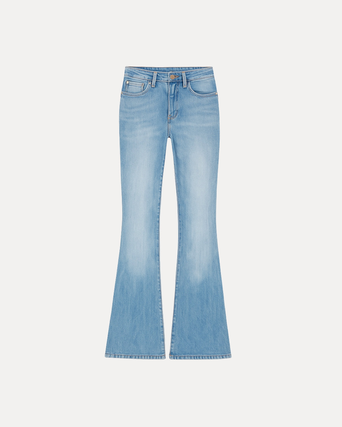 Breeze Flare Jeans – Middenblauw