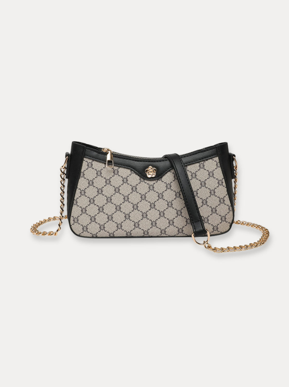 Chain Shoulder Bag – Zwart
