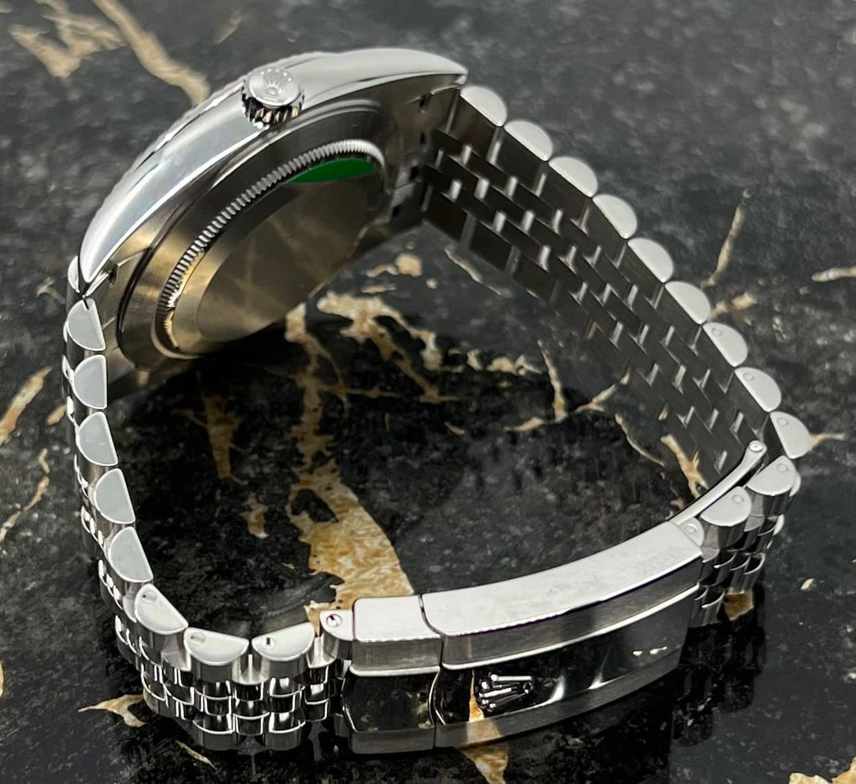 ROLEX DATEJUST SILVER/BLUE – productfoto 3
