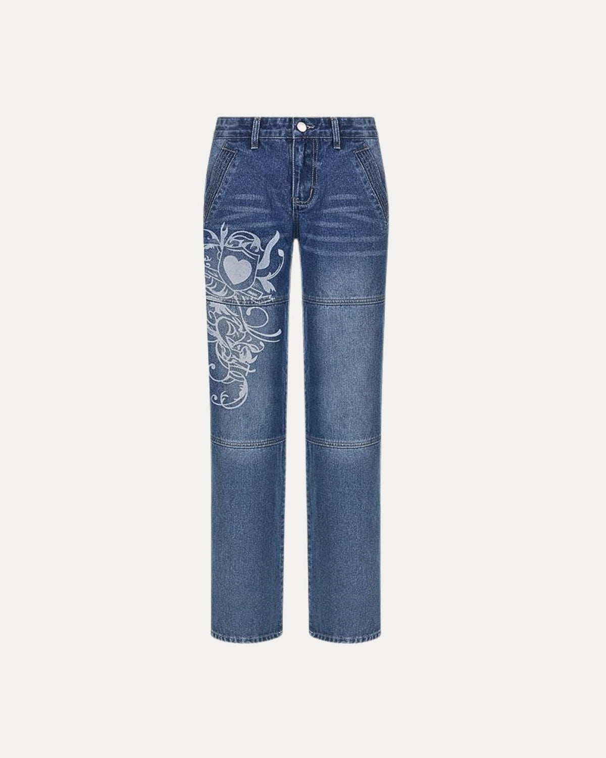Heartline Jeans – Blauw