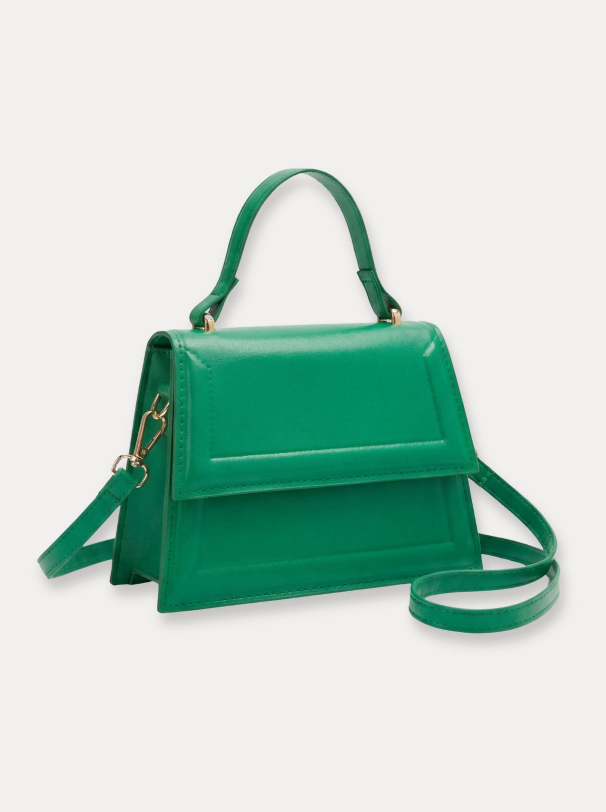 Mini Top Handle Bag – Groen