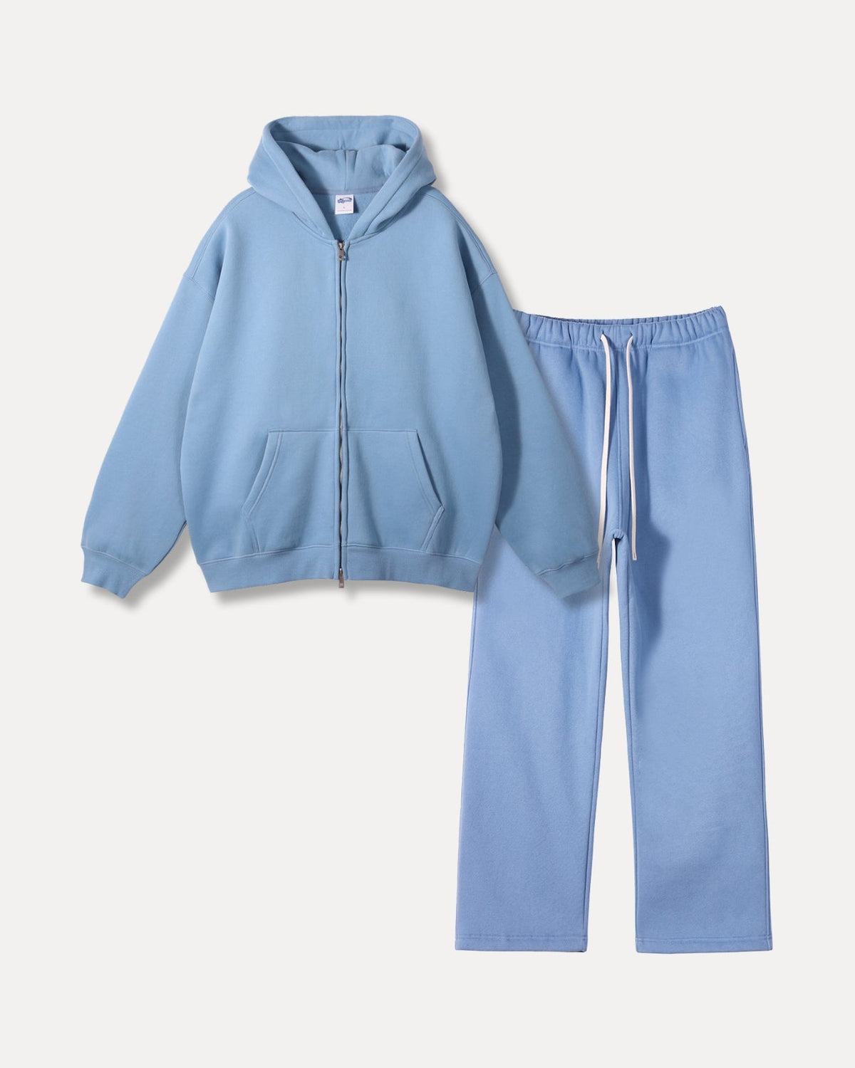 Essential Fleece Tracksuit – Blauw