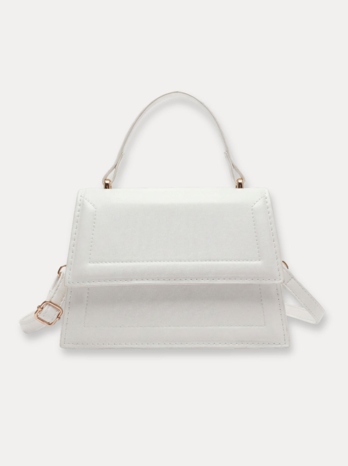 Mini Top Handle Bag – Wit