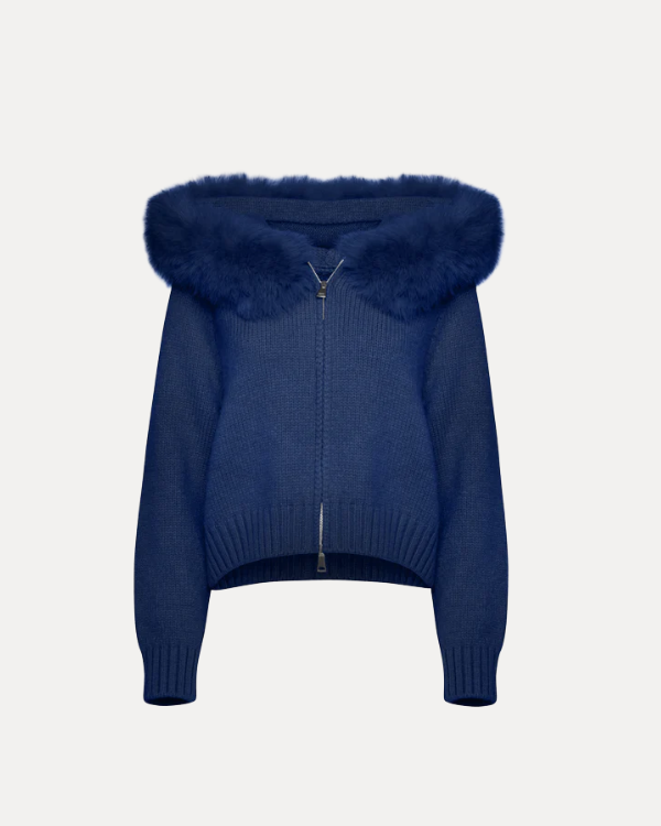 Melly Chic Cardigan – Donkerblauw