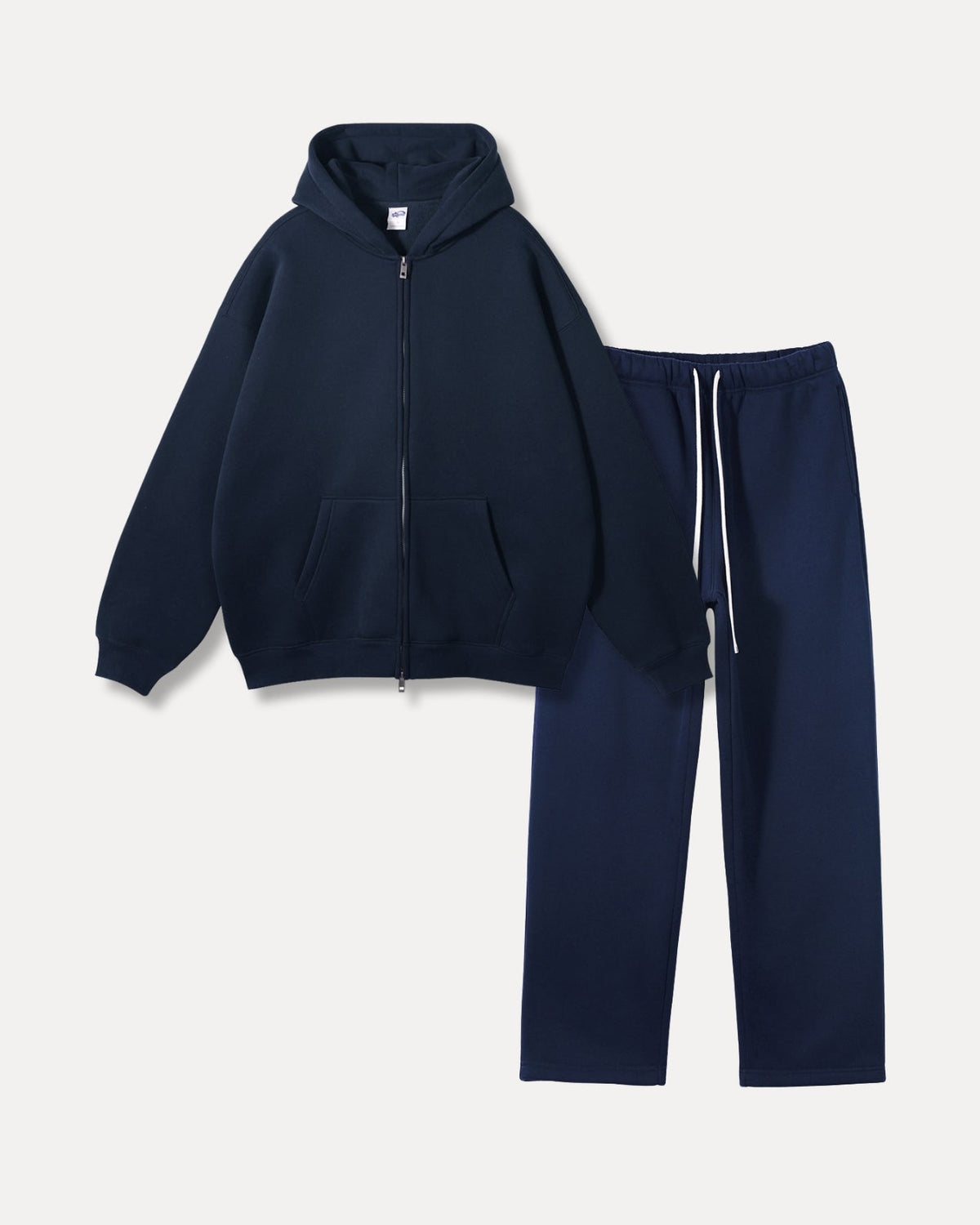 Essential Fleece Tracksuit – Marineblauw