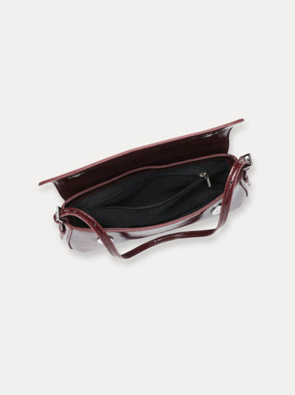 Slim Flap Shoulder Bag