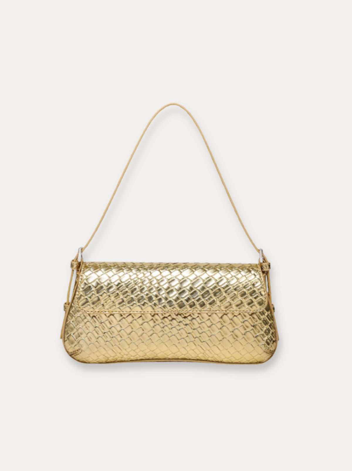 Slim Flap Shoulder Bag – Goud